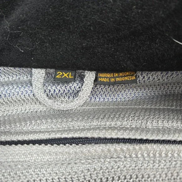 First Gear Motorcycle Bike Jacket Mens XXL 2XL Armored Black All Weather Zip - Picture 10 of 11